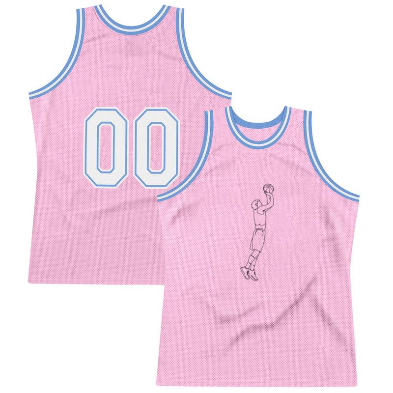 Basketball Player Side View Stroke Basketball Jersey