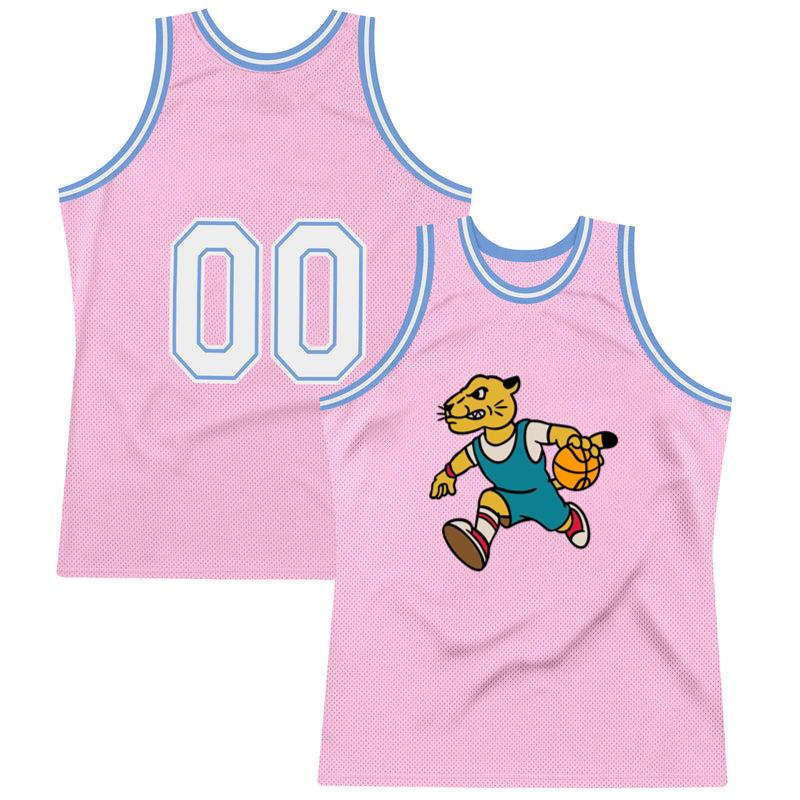 Cartoon Tiger Running With A Basketball Ball PP Basketball Jersey