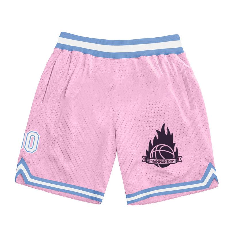 Championship Flame Fire Ball Badge Basketball Shorts