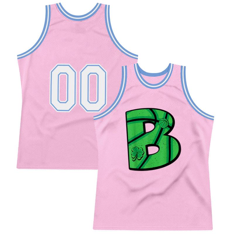 Letter B Green Basketball Basketball Jersey