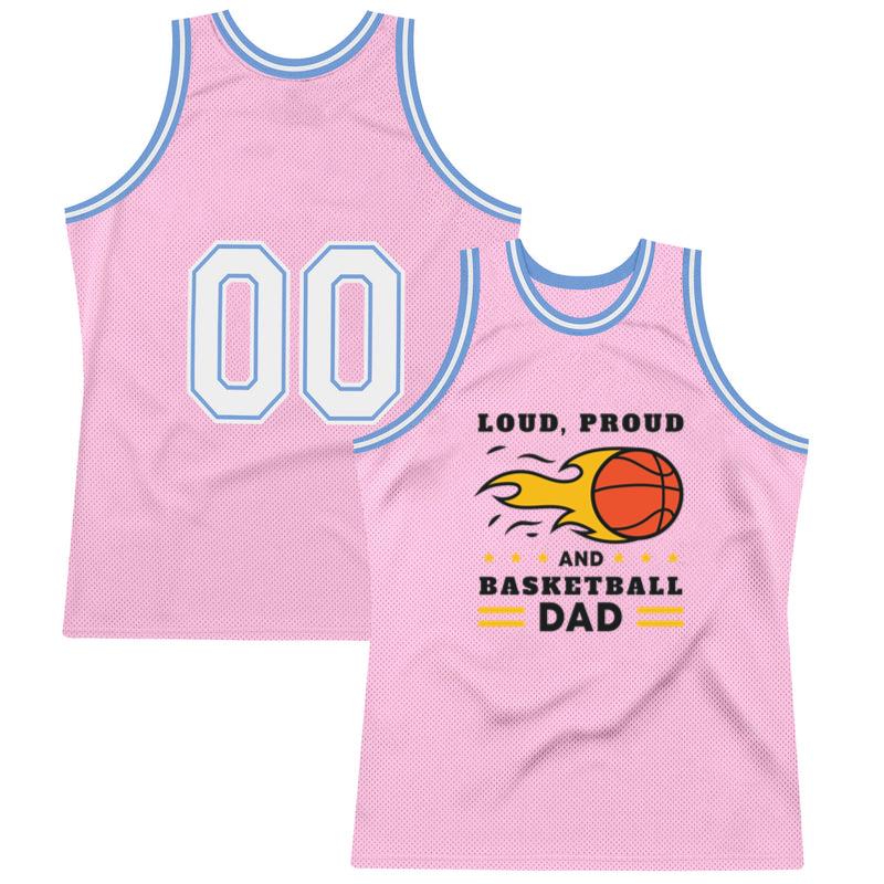 Loud Proud And Basketball Dad Design Basketball Jersey
