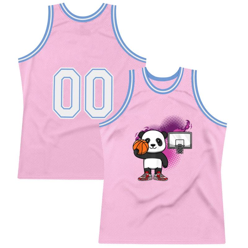 Panda Bear Basketball Hoops Dribbling Basketball Jersey