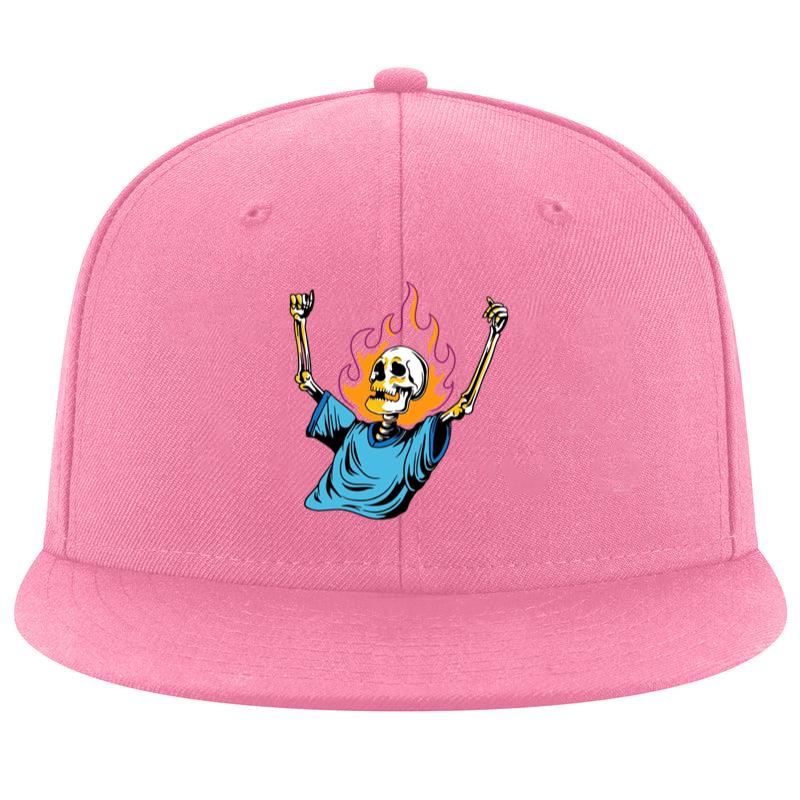 Skeleton Celebrating In A Soccer Game Cap