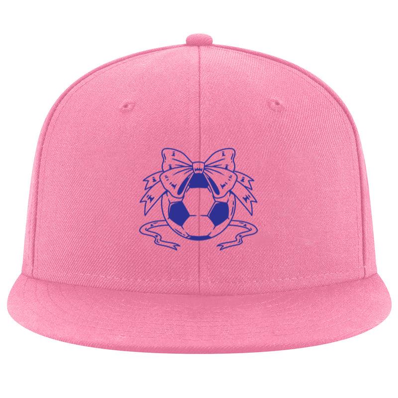 Soccer Ball And Ribbon Design Cap